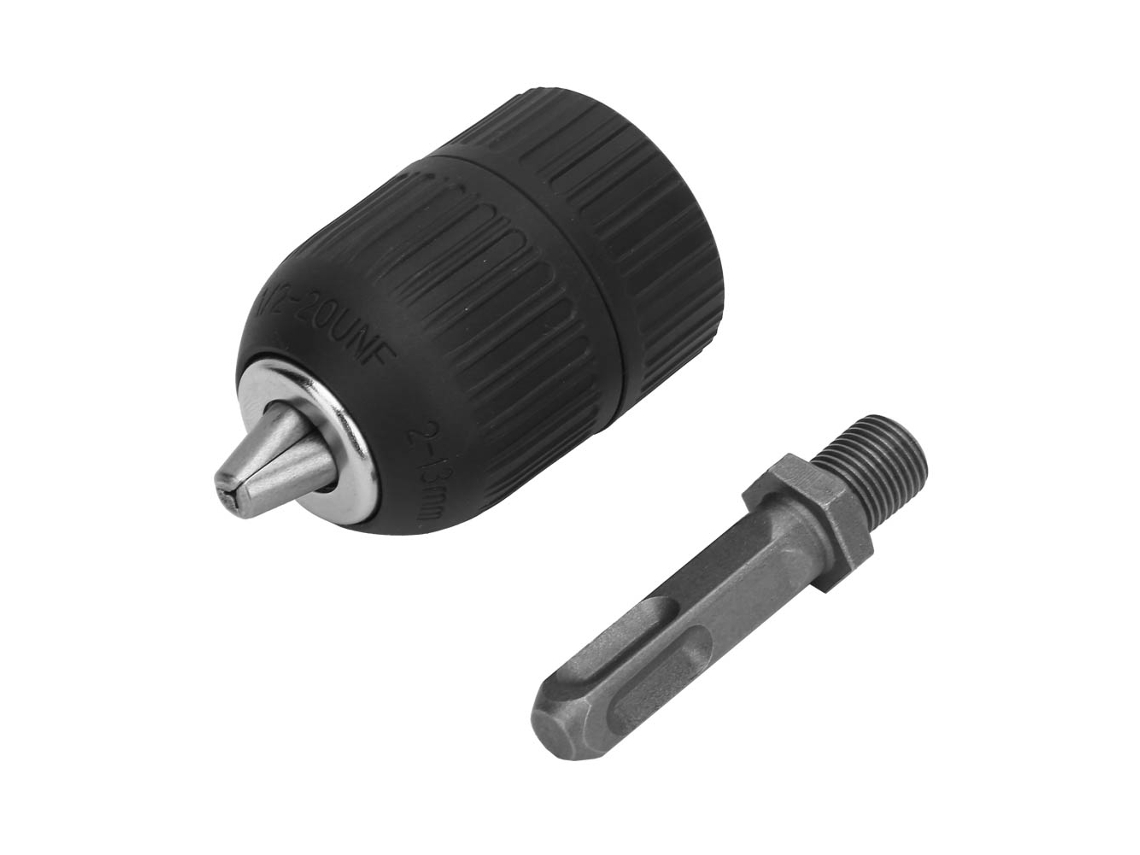 Mandril Sin Llave Para Taladro 2.0-13mm Con Adaptador Sds Y Rosca 1/2-20unf