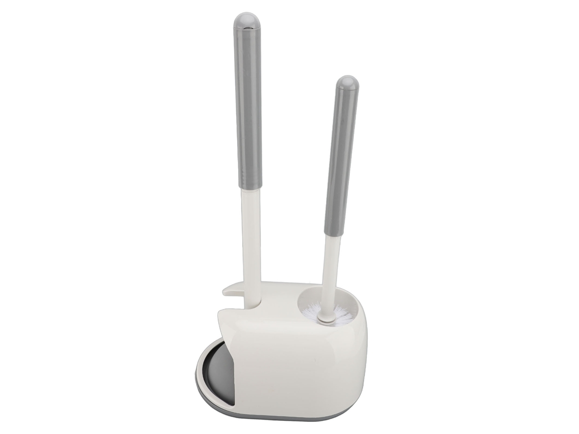 Juego 2 En 1 De Desatascador Y Cepillo Para Inodoro Con Soporte - Accesorios De Limpieza Para El Baño