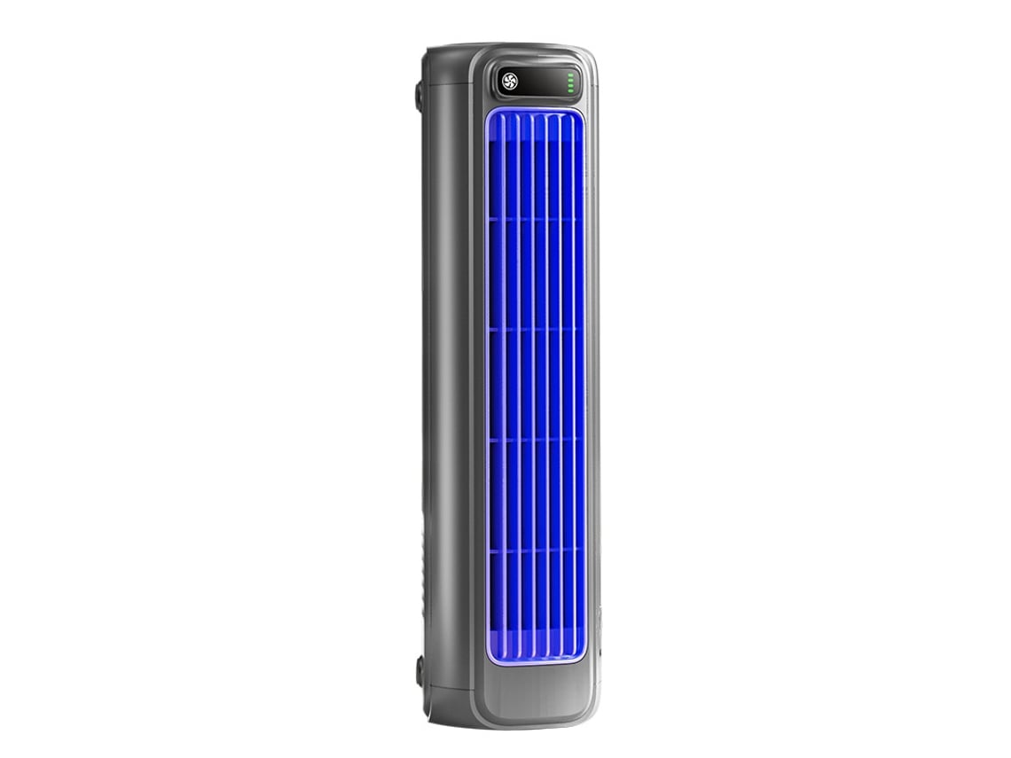 (negro) Ventilador De Aire Acondicionado Portátil, 3,5 X 3,3 X 12,28 Pulgadas, Equipado Con Pantalla Táctil Led.