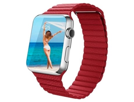Pulsera de Cuero Loop APPLE Watch 38/40/41mm - Rojo