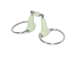 Bocado De Acero Inoxidable Para Caballo Con Rodillo Para Boca De 125 Mm, Anti-mordida, Para Granjas E Hipódromos.