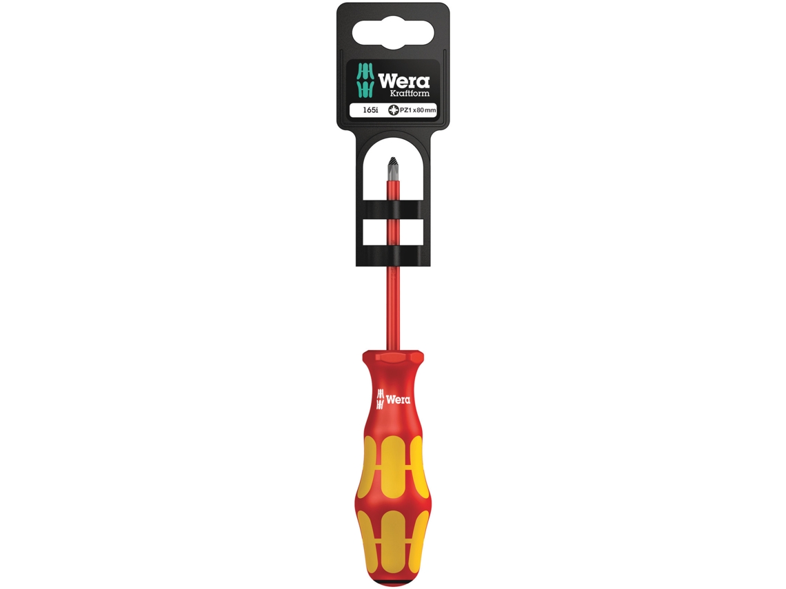Destornillador aislado-VDE 165 i PZ 1 x 80 mm SB WERA 05100015001