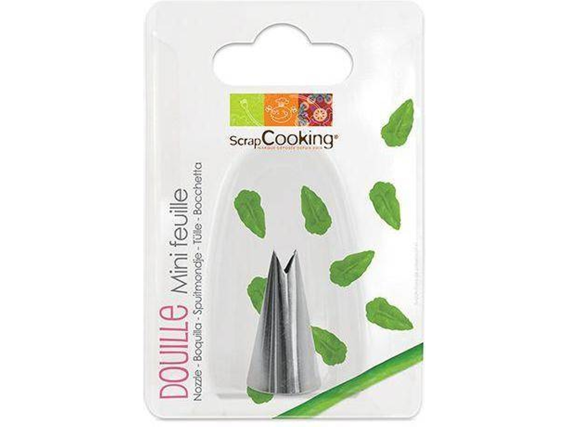 Boquilla Pastelera SCRAPCOOKING Mini Hojas (Acero)