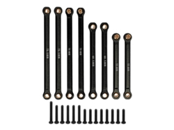 Ymsl Kit De Barras De Transmisión Cnc De Aleación De Aluminio Ligero Para Suspensión Rc, Compatible Con Coches Rc Traxxas 1/18 Negro Hxl