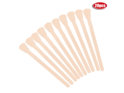20 Palitos De Cera De Madera Desechables Aplicador