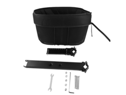 Cesta Portátil Para Perros En Bicicleta Negro