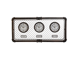 Reloj Pared Hierro Pp 3 Reloje Envejecido 93x5x42cm
