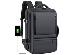 Mochila para portátil, apta para portátiles de 16 pulgadas. Negra.