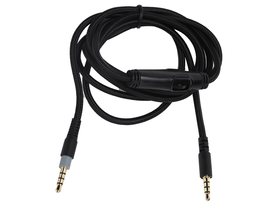 Cable Para Auriculares Alpha/skyline De 3,5 Mm Macho A 1,5 M - Negro