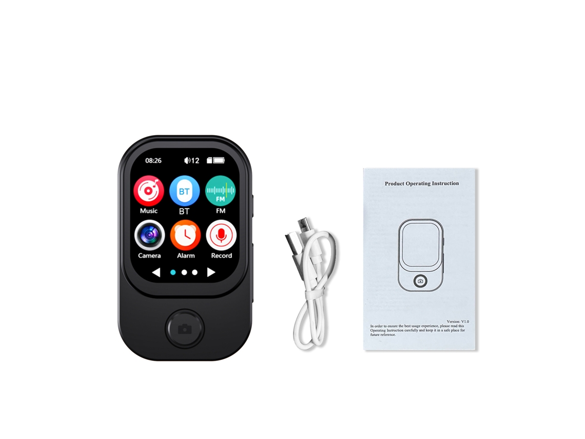 Mp3 Music Player Hd Touch com Câmera Integrada EOOCOO