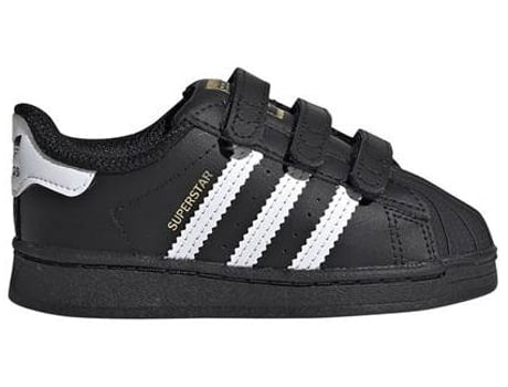 Zapatillas Deportivas ADIDAS Superstar Cf I (Negro - Cuero Natural, Material Sintético- 23)