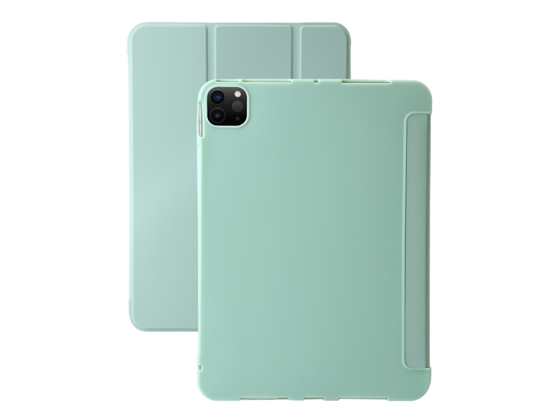 Capa Para Ipad 5/6 2017/2018 9.7 Polegadas Com 3 Dobras,verde Menta