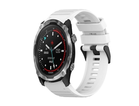 Correa Smartwatch Para Garmin Descent Mk 2 26Mm Blanca VENISYMLIS
