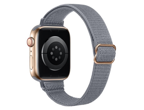 Correa Smartwatch de Nylon de Cintura Pequeña para Apple Watch Series 9, 8 y 7 41mm / SE 3 y SE 2 y 6 y SE y 5 y 4 40 mm / 3 y 2 y 1 38 mm (Azul Gr...