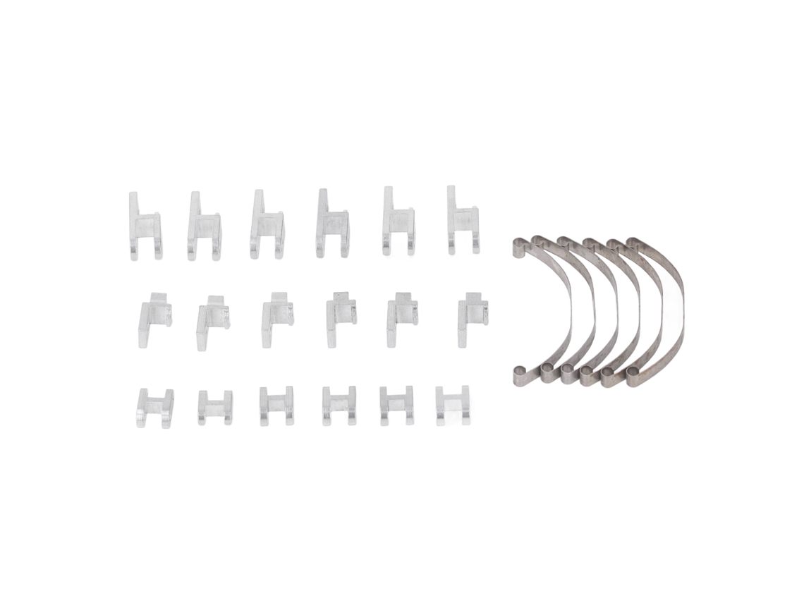 Accesorio De Amortiguador De Aluminio Profesional Para Coche Rc Wpl B4 24 1/16 Piezas De Amortiguador Plata