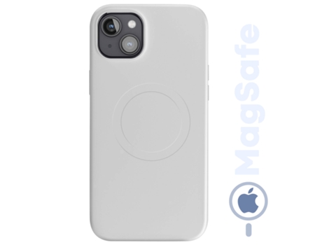 Funda para iPhone 15 Plus AVIZAR Silicona Blanco