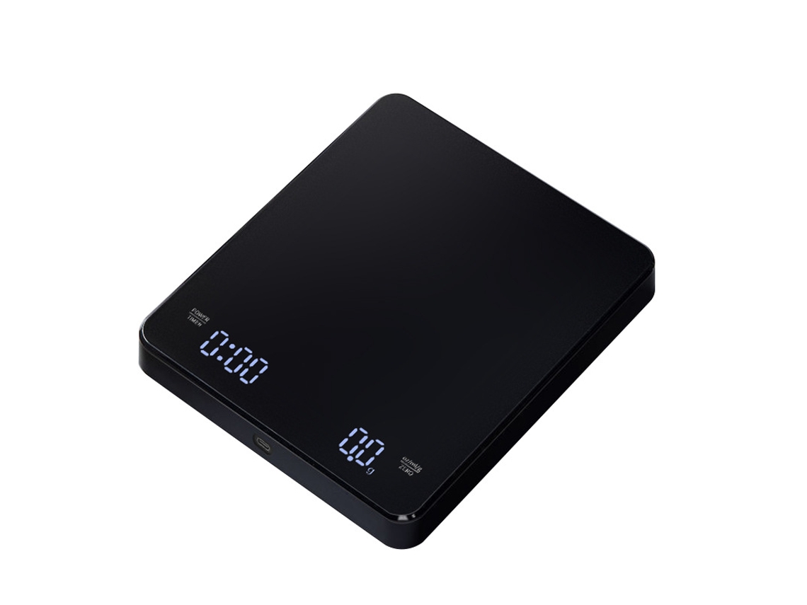 Báscula De Cocina Usb Con Temporizador Balanza Electrónica De Café De Alta Precisión 3kg/0.1g Gertiz