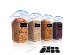 Juego de Cajas Organizadoras de 2,5 L (Azul, Pack de 4 Unidades)