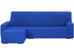 Funda Chaise Longue TODOPARAMICASA Túnez Azul Electrico (Brazo Izquierdo Corto -  240 cm)