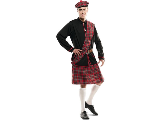 Disfraz de Hombre DISFRAZZES Escocés (Talla: S)