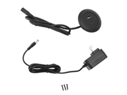 Toma de corriente integrada para sofá cama/mesa con puertos USB.