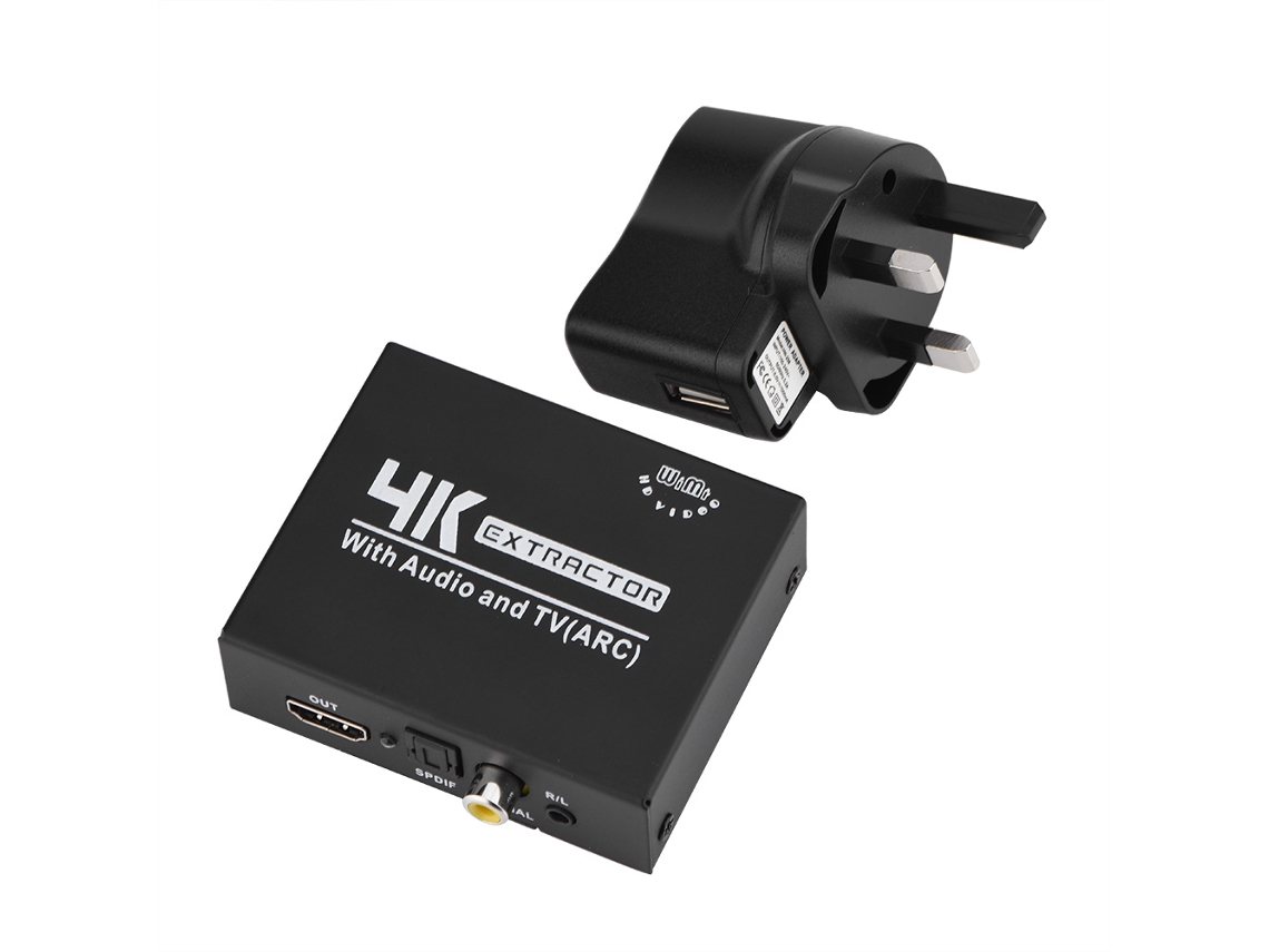Convertidor Hdmi Mini A Hdmi, Audio Spdif, Canales Izquierdo Y Derecho, Vídeo Hd 1080p.