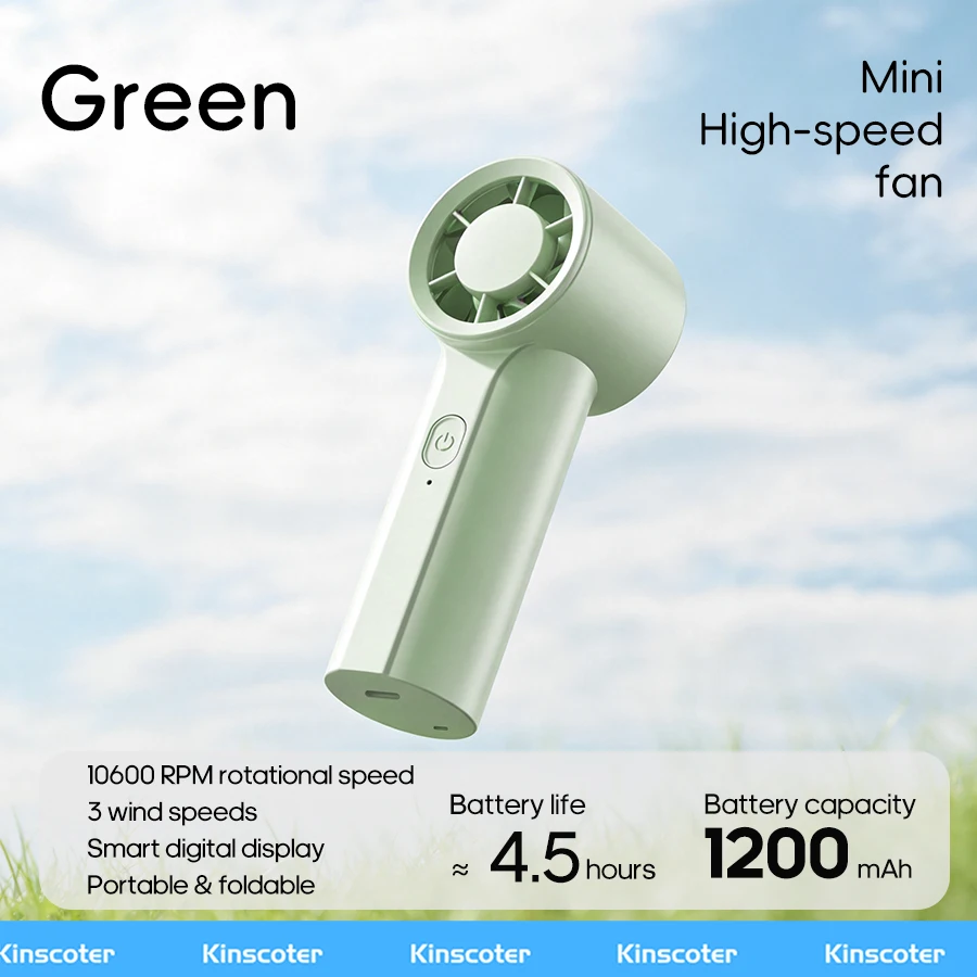 Ventilador 6 em 1 portátil para camping com luz led MDUG