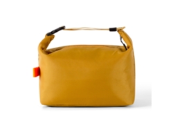 (amarillo) Bolsa De Almuerzo Térmica Con Bolsa De Hielo Portátil, Hecha De Papel De Aluminio Y Tela Oxford.