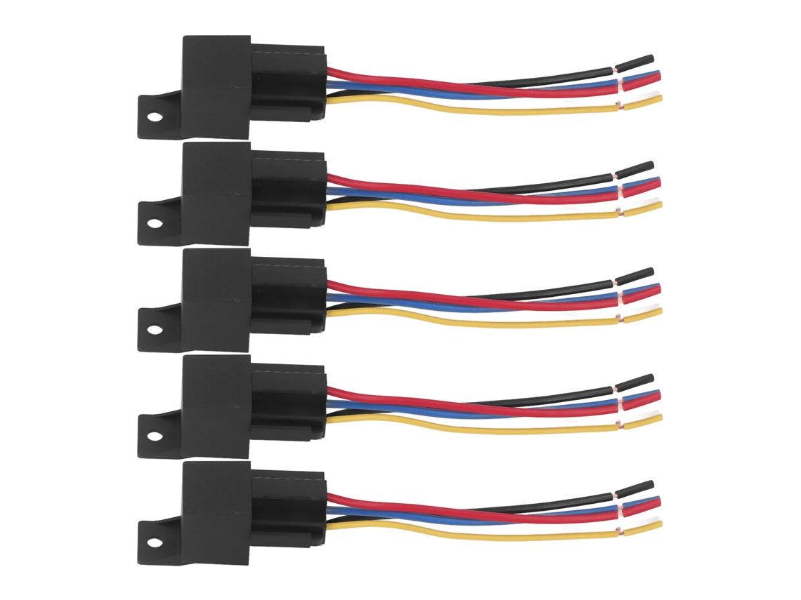 Relé automotriz de 5 pines (conexión estable, voltaje de 12 V)