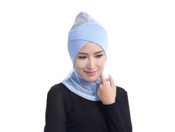 Hiyab Musulmán De Alta Calidad Con Cobertura Total Del Cuello.