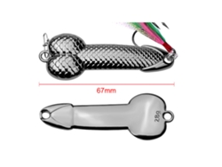 2026rebe-señuelo De Pesca De Cuchara Con Lentejuelas Y Plumas Para Agua Dulce Y Salada 28g 67mm Negro