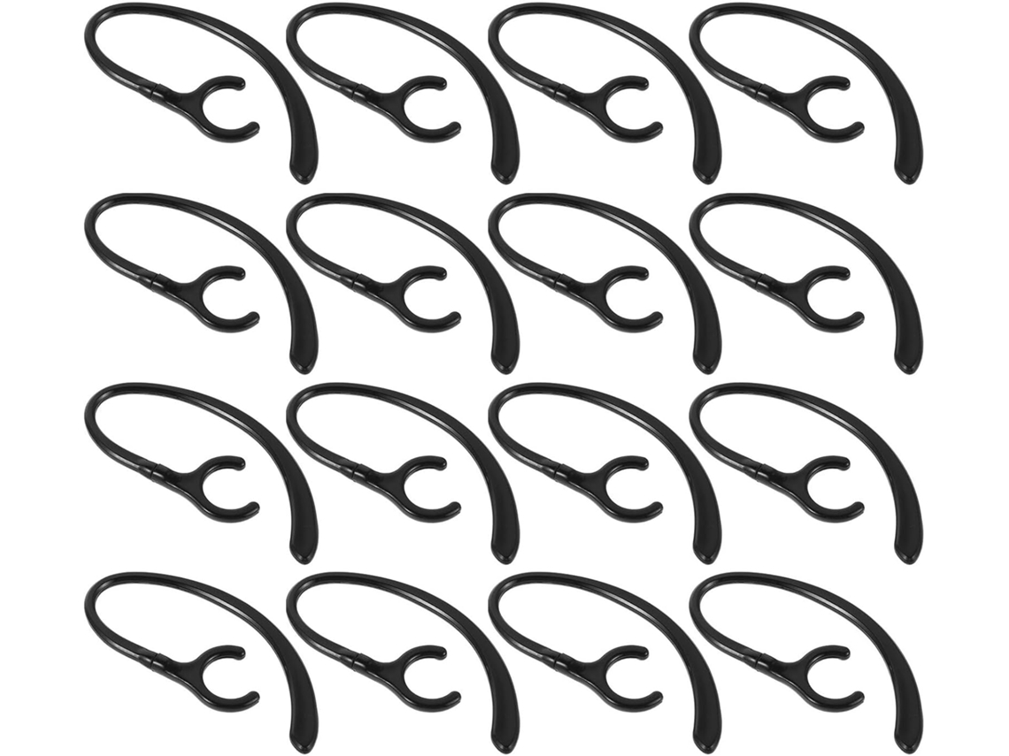 Paquete De 30 Ganchos Giratorios Negros De 9 Mm Para Auriculares Inalámbricos.