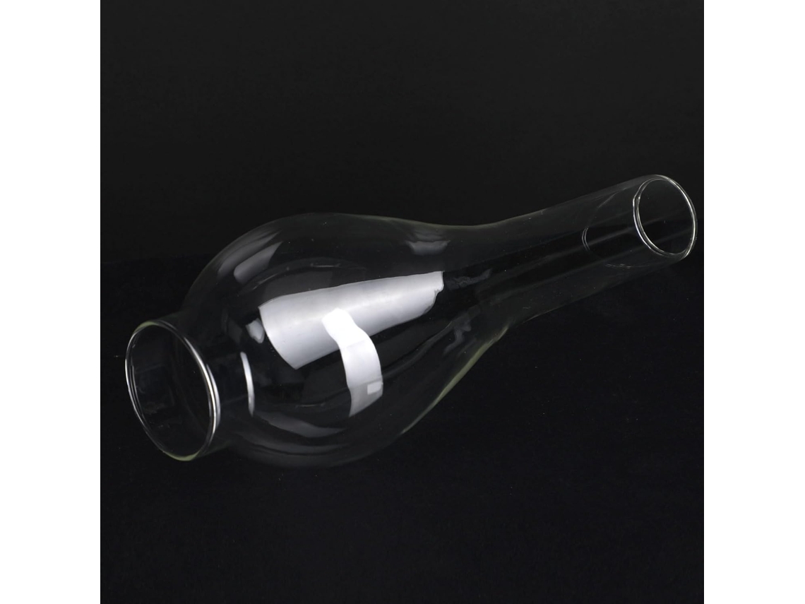 Lámpara de aceite de cristal transparente con diseño retro, resistente al viento y a altas temperaturas. SFUSHOS