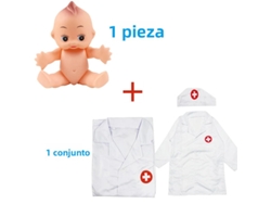 Traje de médico infantil MDUG (blanco)