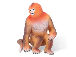 Modelo De Macaco Dourado Selvagem Simulação Pvc Decoração Mesa Brinquedo Infantil