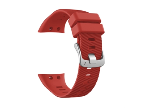 Correa de Silicona hebilla de plata para Garmin Forerunner 45S - tinto
