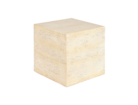 Mesita Auxiliar HOME ESPRIT Beige Magnesio 40 x 40 x 40 cm