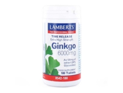 Complemento Alimentar LAMBERTS Ginkgo Biloba 6000 Mg (180 Cápsulas)