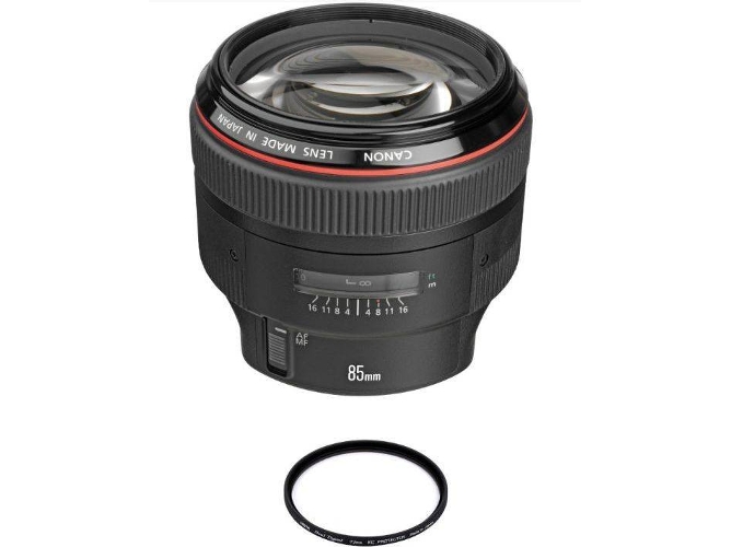 Objetivo CANON EF 85mm F1.2L II USM + HOYA 72mm PRO 1D Protetor
