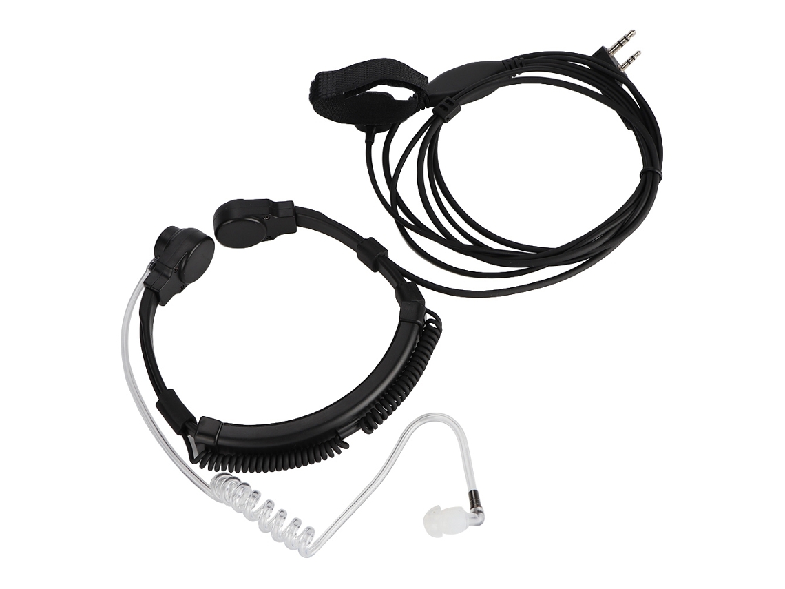 Auriculares Con Micrófono De Cuello Para Radio Walkie-talkie Uv 5r Uv 5re Uv B5