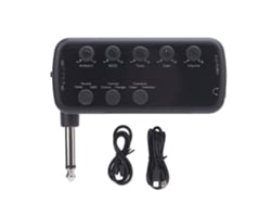 2026-amplificador De Auriculares Para Guitarra Eléctrica Con Efectos Distorsión Reverb Delay Chorus Tremolo Recargable Usb