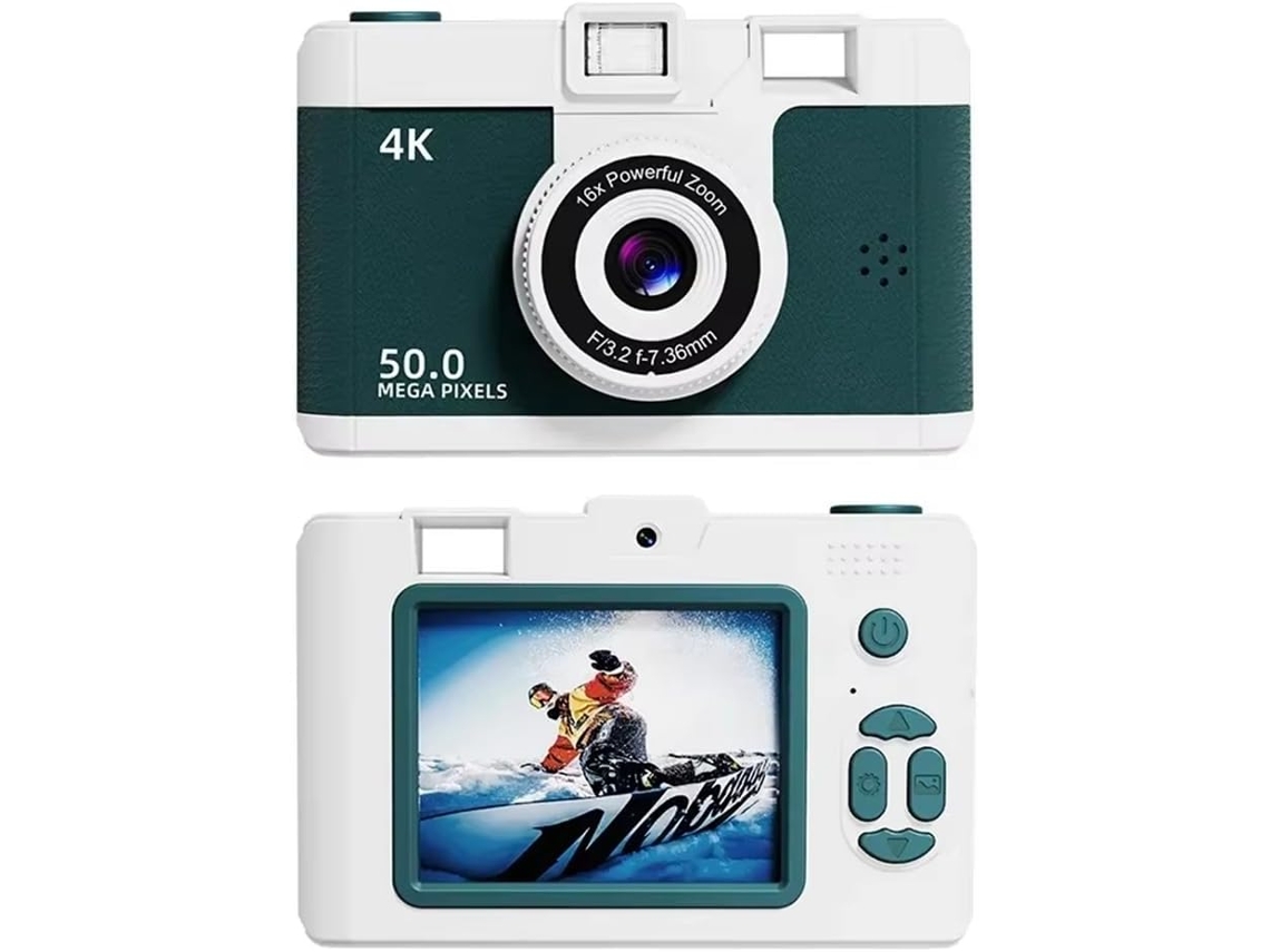 Cámara Digital Retro 4k Con Doble Lente, Multifunción, Ccd Y Cámara Térmica Instantánea.