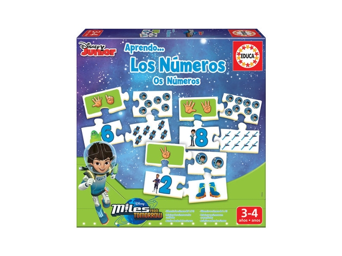 Puzzle EDUCA BORRAS Miles Aprender los Números (81 Piezas)