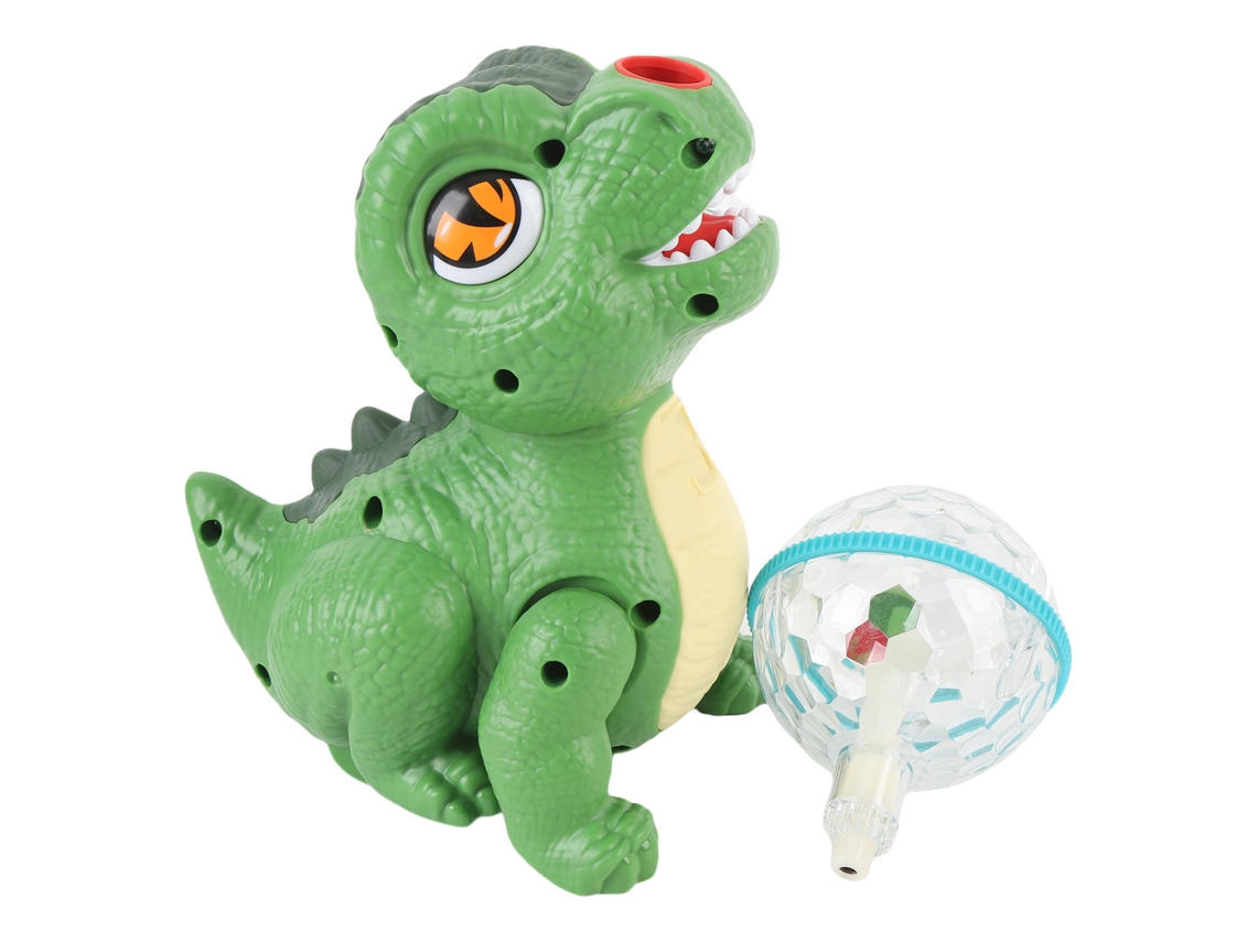 Dinosaurio Eléctrico De Juguete Con Bola Giratoria, Música Y Luz Interactiva Para Niños.
