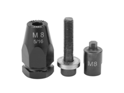 Punta De Pistola Neumática Para Remaches Con Cabeza De Tuerca Remachable (vástago De Abrazadera Hexagonal M8)