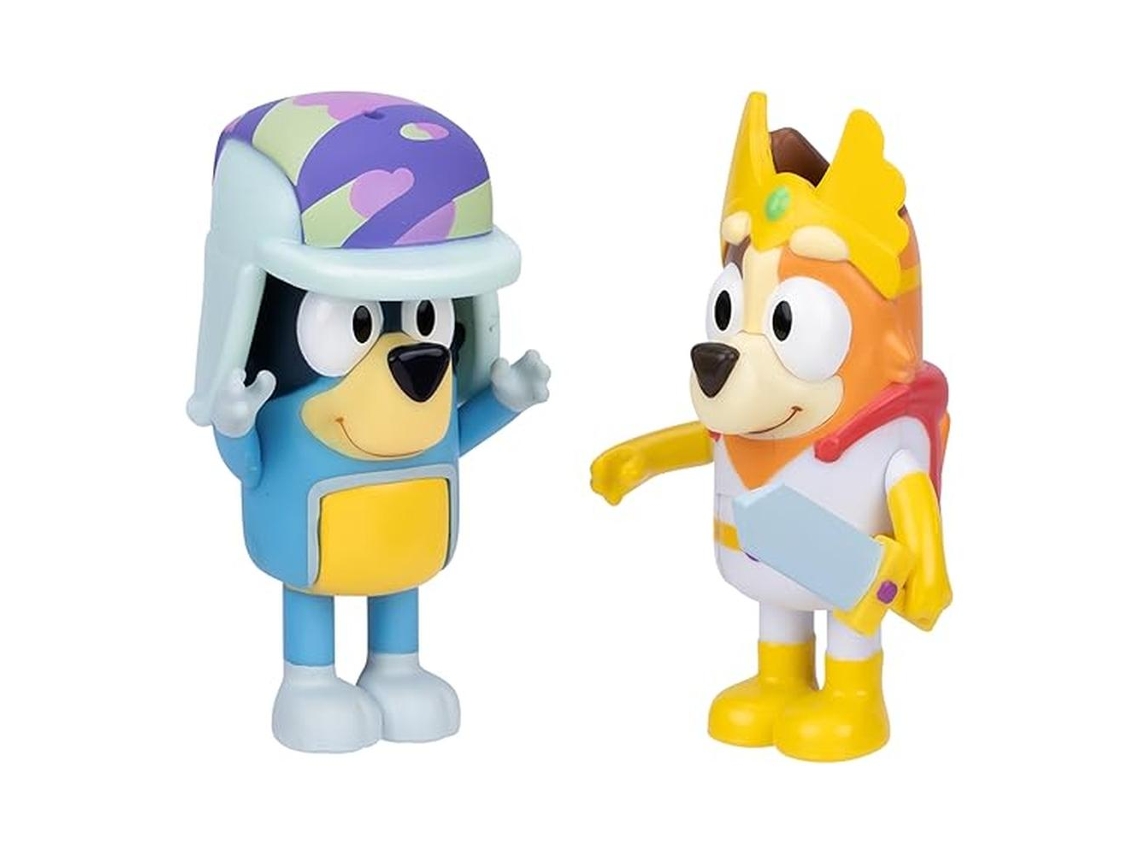 Pack de 2 muñecos de cuento de hadas Bluey Chile y Bandit 17974 Famosap25