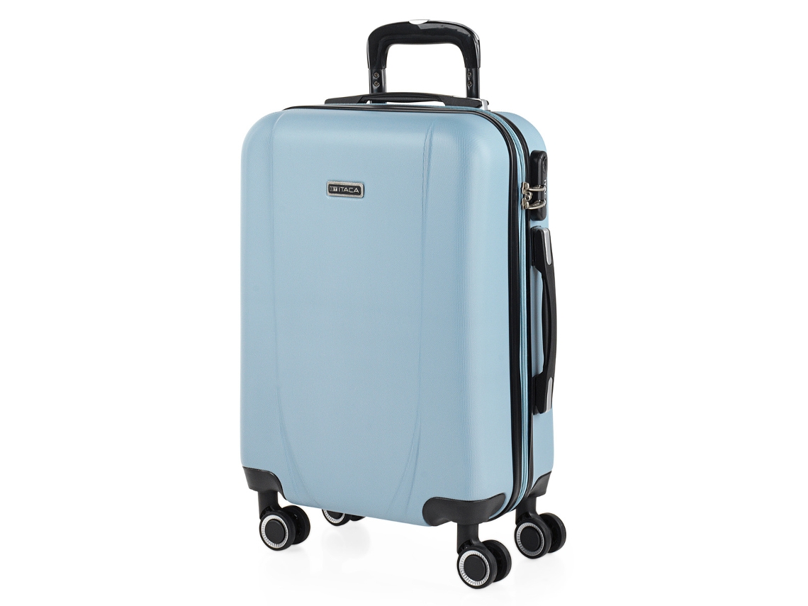 Maleta Abs Pequeña Itaca Tiber Azul Claro (38x55x20 Cm - 36l)