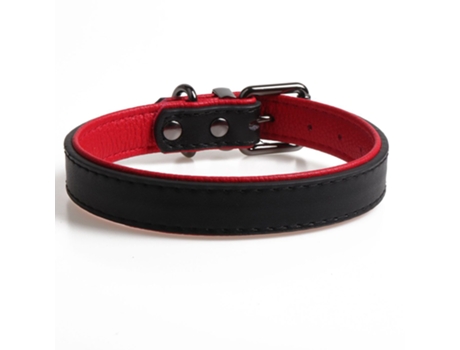 Collar De Cuero Rústico Para Perros De Tamaño Mediano ELKUAIE