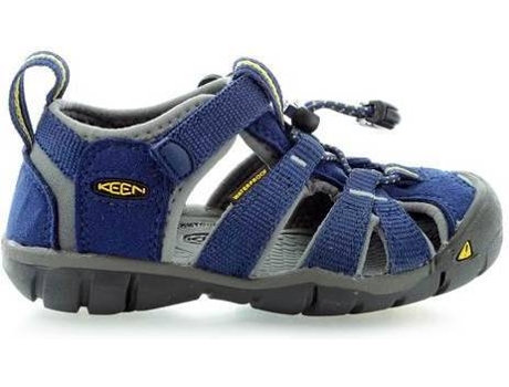 Sandalias KEEN Seacamp II Cnx Niños (27-28 - Azul y Gris)