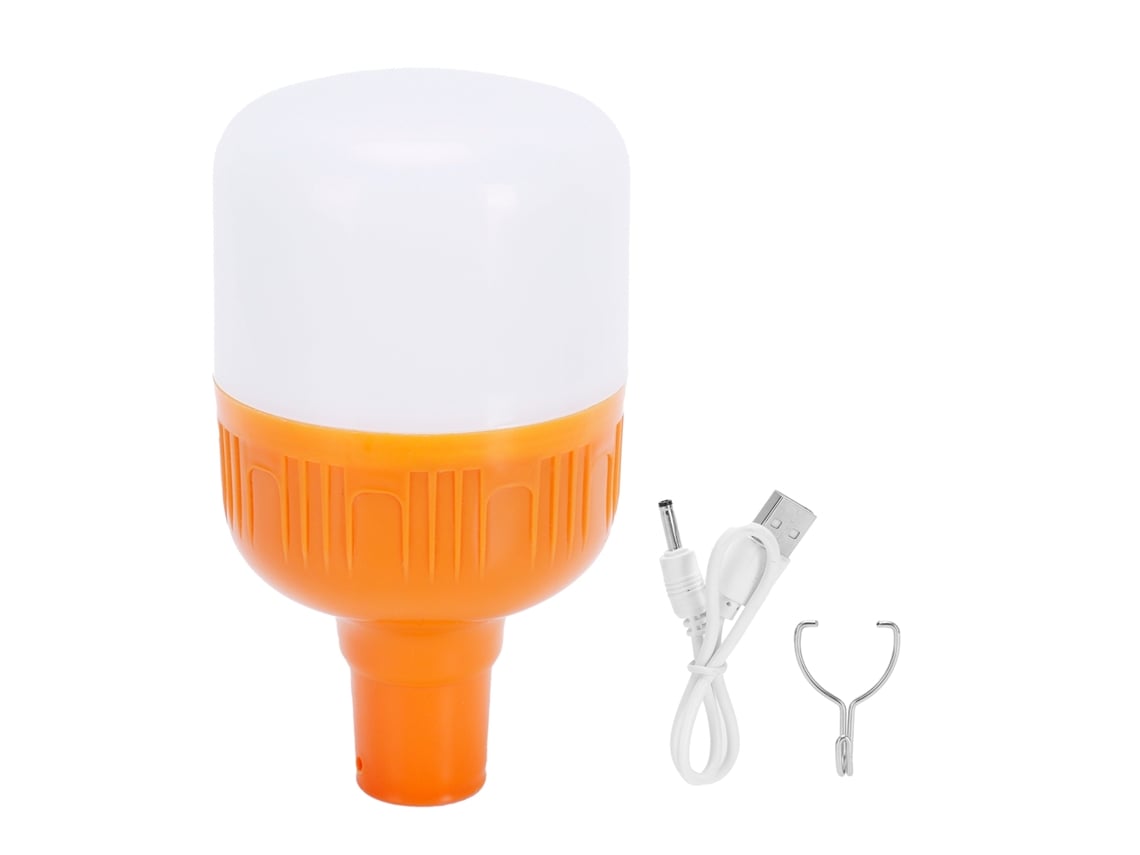 Bombilla Led De Emergencia Portátil Con Carga Usb Para Uso En Mercados Nocturnos Y Acampada Al Aire